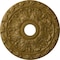 Ekena Millwork Spring Leaf Ceiling Medallion (Fits Canopies up to 5 5/8"), 19 7/8"OD x 3 5/8"ID x 1 1/4"P, Gold CM19SPGLS - alternate 1
